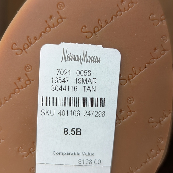 Splendid Tesla Tansde Tan Wedge Sandals NWT and Box. - Picture 6 of 11